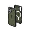 Urban Armor Gear TPU+PC UAG Pathfinder Mag-Safe Compatible, Slim Fit Rugged Protective Case/Cover Designed for iPhone 16 (6.1-Inch) (2024) (Military Drop Tested)-Olive Drab