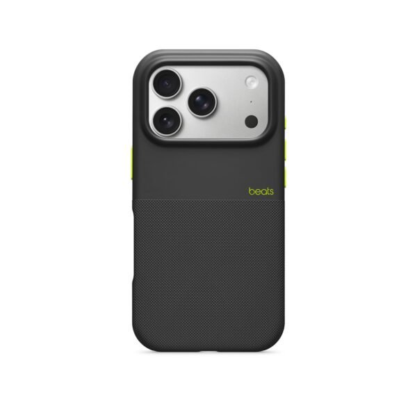 Beats iPhone 17 Pro Rugged Case with MagSafe & Camera Control, Scratch & Drop Tested, Matte Texture with Microfibre Lining - Everest Black